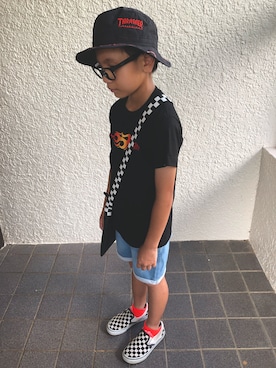 サム男とサム次さんのコーディネート