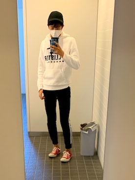 「H&M（エイチ・アンド・エム）のアイテム（帽子）」を使った、りくとさん（メンズ・170cm）の秋コーディネート