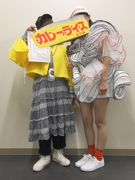 「Handmade（ハンドメイド）のアイテム（ブルゾン）」を使った、たて○さん（レディース・151cm）の冬コーディネート