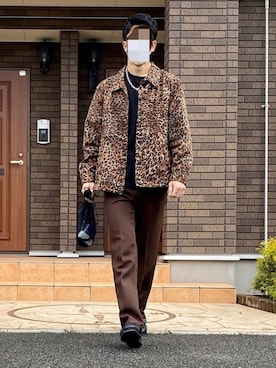 「乱痴気（ランチキ）のアイテム（ジャケット/アウター）」を使った、Evi🐶❤さん（メンズ・178cm）の春コーディネート