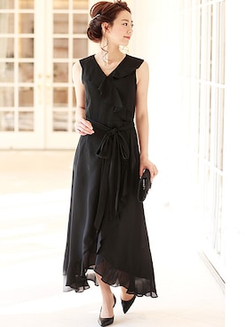 「Night1（ナイトワン）のロレッタドレス【2165】（ドレス）」を使った、Night1_STAFFさん（レディース・166cm）の春コーディネート