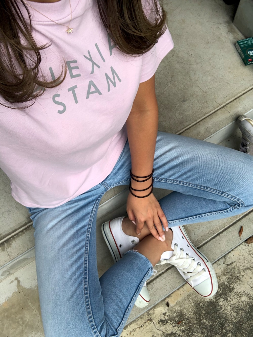 ALEXIA STAM（アリシアスタン）の「Separated Logo Print Tee