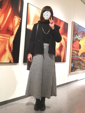 「MICHEL KLEIN（ミッシェル・クラン）のアイテム（ジャケット/アウター）」を使った、youkoさん（レディース・170cm）の春コーディネート