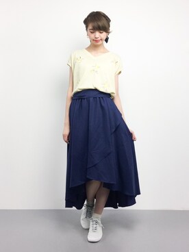 karinさん（レディース・167cm）の春コーディネート