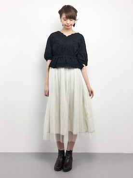 karinさん（レディース・167cm）の春コーディネート