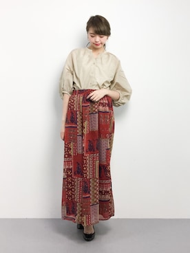karinさん(レディース・167cm)の春コーディネート