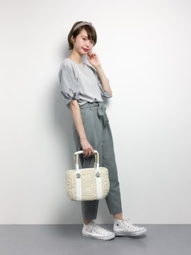 karinさん（レディース・166cm）の春コーディネート