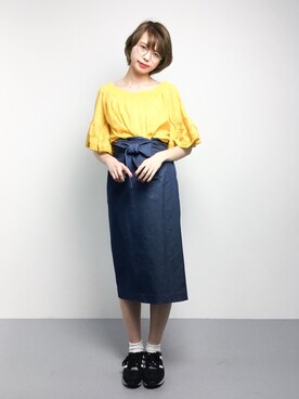 karinさん（レディース・166cm）の春コーディネート