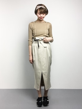 karinさん（レディース・166cm）の春コーディネート