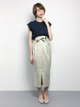 karinさん（レディース・166cm）の春コーディネート