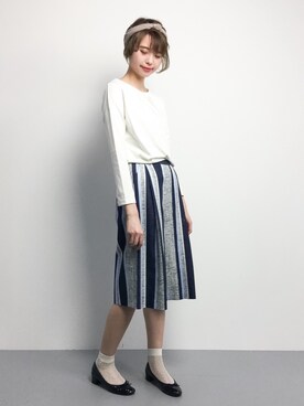 「Te chichi（テチチ）のアイテム」を使った、karinさん（レディース・166cm）の春コーディネート
