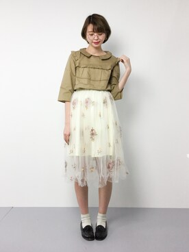 karinさん（レディース・166cm）の春コーディネート