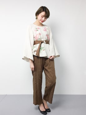 karinさん（レディース・166cm）の春コーディネート