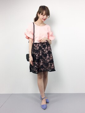 「夢展望（ユメテンボウ）のアイテム（ワンピース/ドレス）」を使った、karinさん（レディース・166cm）の春コーディネート