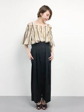 karinさん（レディース・166cm）の春コーディネート