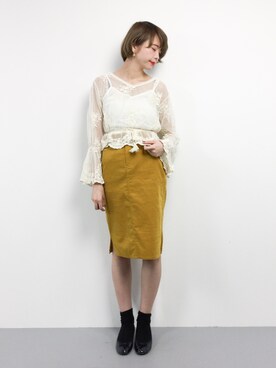 karinさん（レディース・166cm）の春コーディネート