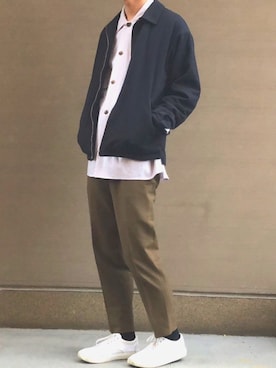 「オシャレパッソ」｜間井谷　勇生【大阪美容師】さん（メンズ・169cm）の秋コーディネート