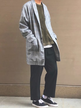 「オシャレパッソ」｜間井谷　勇生【大阪美容師】さん（メンズ・169cm）の秋コーディネート