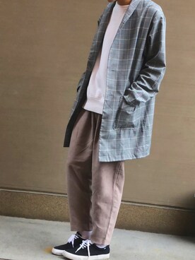 「RAGEBLUE（レイジブルー）のアイテム（その他アウター）」を使った、間井谷　勇生【大阪美容師】さん（メンズ・169cm）の秋コーディネート
