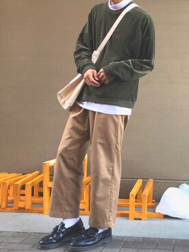 「オシャレパッソ」｜「アイテム（その他アンダーウェア/インナー）」を使った、間井谷　勇生【大阪美容師】さん（メンズ・169cm）の秋コーディネート