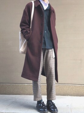 間井谷　勇生【大阪美容師】さん（メンズ・169cm）の冬コーディネート