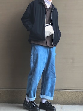 間井谷　勇生【大阪美容師】さん（メンズ・169cm）の冬コーディネート