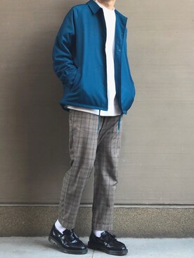 「RAGEBLUE（レイジブルー）のアイテム（その他アウター）」を使った、間井谷　勇生【大阪美容師】さん（メンズ・169cm）の春コーディネート