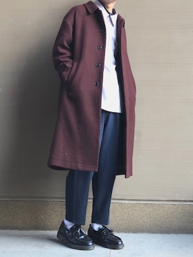 「LIDNM（リドム）のLIDNM/リドム/マイクロスパンリングジップシャツ（シャツ/ブラウス）」を使った、間井谷　勇生【大阪美容師】さん（メンズ・169cm）の春コーディネート