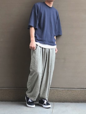 間井谷　勇生【大阪美容師】さん（メンズ・169cm）の夏コーディネート