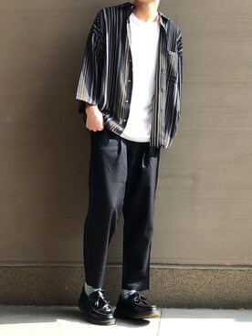 間井谷　勇生【大阪美容師】さん（メンズ・170cm）の夏コーディネート