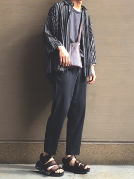 間井谷　勇生【大阪美容師】さん（メンズ・169cm）の夏コーディネート