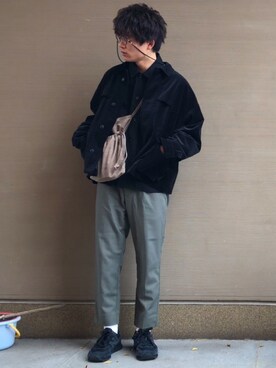 間井谷　勇生【大阪美容師】さん（メンズ・169cm）の冬コーディネート