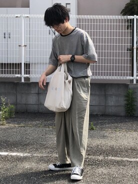 間井谷　勇生【大阪美容師】さん（メンズ・169cm）の夏コーディネート