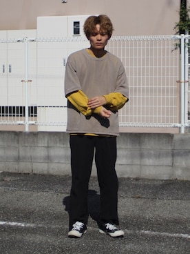 間井谷　勇生【大阪美容師】さん（メンズ・169cm）の秋コーディネート