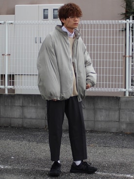 「ペールトーン」｜「アイテム（財布/小物）」を使った、間井谷　勇生【大阪美容師】さん（メンズ・169cm）の冬コーディネート