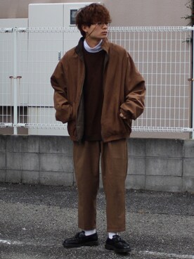 間井谷 勇生【大阪美容師】さん(メンズ・169cm)の冬コーディネート