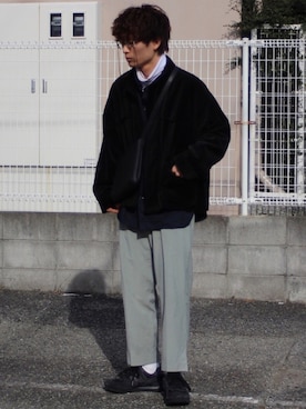 間井谷　勇生【大阪美容師】さん（メンズ・169cm）の冬コーディネート