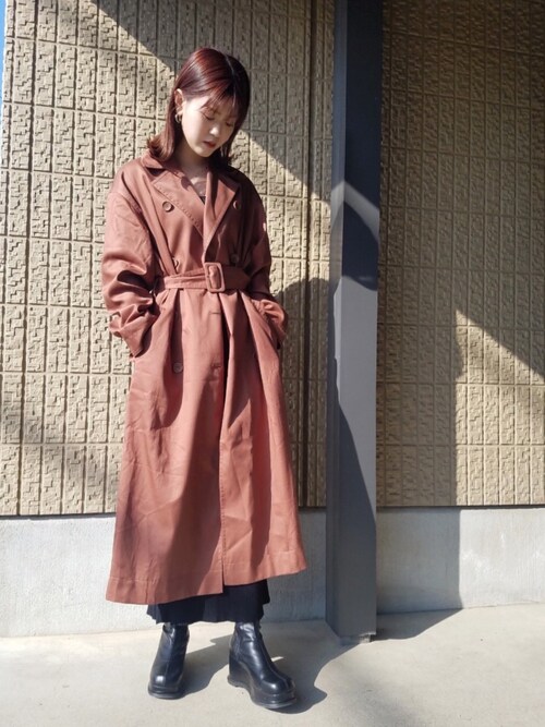 Rena70 Slyのトレンチコートを使ったコーディネート Wear