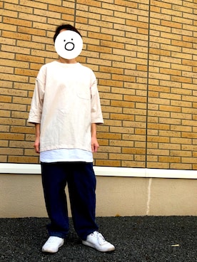 「coen（コーエン）のアイテム（その他トップス、ベージュ系）」を使った、Yu☺︎さん（レディース・148cm）の春コーディネート