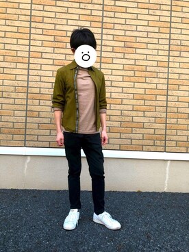 「improves（インプローブス）のアイテム（トップス）」を使った、Yu☺︎さん（メンズ・157cm）の春コーディネート