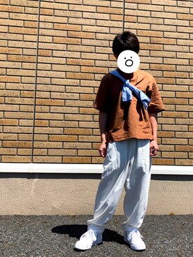 「improves（インプローブス）のアイテム（トップス）」を使った、Yu☺︎さん（メンズ・157cm）の春コーディネート