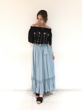 Harei Arakawaさん（レディース・168cm）の春コーディネート