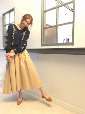 Harei Arakawaさん（レディース・168cm）の夏コーディネート