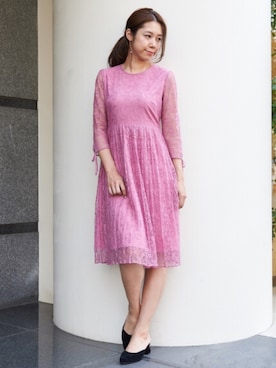 「Supreme.La.La.（シュープリームララ）のアイテム」を使った、Harei Arakawaさん（レディース・168cm）の夏コーディネート