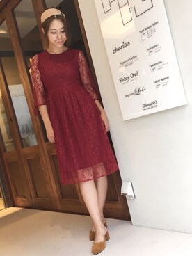 「Supreme.La.La.（シュープリームララ）のアイテム」を使った、Harei Arakawaさん（レディース・168cm）の夏コーディネート