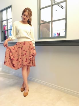 「Supreme.La.La.（シュープリームララ）のアイテム」を使った、Harei Arakawaさん（レディース・168cm）の夏コーディネート