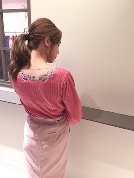 「Supreme.La.La.（シュープリームララ）のアイテム」を使った、Harei Arakawaさん（レディース・168cm）の夏コーディネート