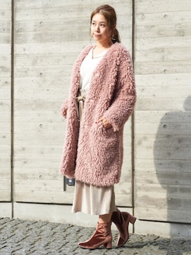「Supreme.La.La.（シュープリームララ）のアイテム（その他アウター）」を使った、Harei Arakawaさん（レディース・168cm）の秋コーディネート