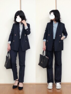 「ハイウエストストレートジーンズ」｜haruさん（レディース・162cm）の春コーディネート