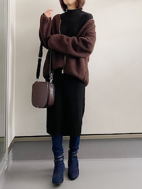 haruさん(レディース・162cm)の冬コーディネート